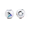 Christmas Opaque Glass Beads EGLA-R113-03D-2