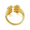 Brass with Cubic Zirconia Rings RJEW-B057-04G-04-3