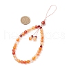 Natural Carnelian Mobile Straps HJEW-JM03420-02-3
