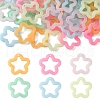 60Pcs 6 Colors Imitation Jelly Acrylic Pendants FIND-YW0005-34-1