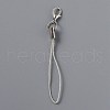 Polyester Cord Mobile Straps FIND-WH0050-40A-1