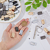 DICOSMETIC 36 Sets 3 Color Alloy Cord Ends FIND-DC0004-64-3
