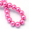 Baking Painted Glass Pearl Round Bead Strands X-HY-Q003-10mm-54-4