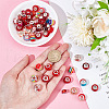  Acrylic & Resin & Polymer Clay Rhinestone European Beads FPDL-NB0001-05-5