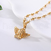Guardian Angel 304 Stainless Steel Pendant Necklaces FS-WG02D55-01-1