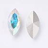 Imitation Austrian Crystal Glass Rhinestone RGLA-K007-6X12-221AB-2