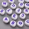 Opaque White Acrylic Beads MACR-N008-45E-1