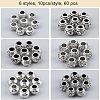 Tibetan Style Alloy European Beads TIBEB-FH0001-18AS-LF-4