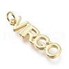 Brass Pendants ZIRC-I048-15G-05-1