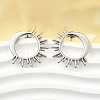 304 Stainless Steel Stud Earrings EJEW-B140-01P-2