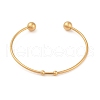 Fashion 304 Stainless Steel Cuff Bangles Torque Bangles BJEW-H473-01M-7