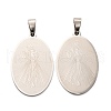 201 Stainless Steel Pendants STAS-V014-06C-P-1
