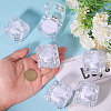 Square Plastic Ring Storage Boxes with EVA Inside AJEW-WH0472-43A-3