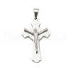 304 Stainless Steel Pendants STAS-Q343-18P-1