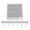 Curtain Acrylic Beaded Fringe Trim OCOR-WH0070-137A-7