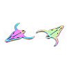 Ion Plating(IP) 201 Stainless Steel Charms STAS-N098-132M-3
