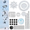 DIY Sun & Moon & Star Wind Chime Making Kits DIY-P028-20-1