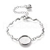 Tarnish Resistant 304 Stainless Steel Bracelet Making STAS-L248-005P-B-1