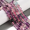 Natural Fluorite Beads Strands G-P530-B09-02-2