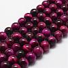 Natural Tiger Eye Bead Strands G-D840-54-8mm-04-1
