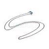 304 Stainless Steel Cable Chain Necklaces MAK-F029-01-A-1