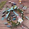 Fingerinspire Embroidered Polyester Jacquard Ribbon SRIB-FG0001-01-4