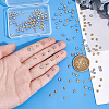 Unicraftale 160Pcs 2 Colors 304 Stainless Steel Bead Caps STAS-UN0061-26-4