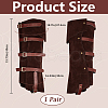 Imitation Leather Pirate Boot Covers AJEW-WH20020-020A-01-2
