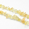 Natural Citrine Stone Bead Strands X-G-R224-04-1