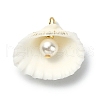 Natural Shell Pendants PALLOY-TA00079-2