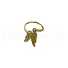 Stainless Steel Rhinestone Plain Rings PW-WGB58F3-01-1