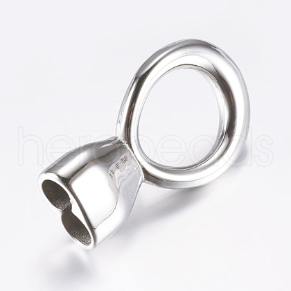 Non-Tarnish 316 Surgical Stainless Steel Hook Clasps STAS-K157-13P-1