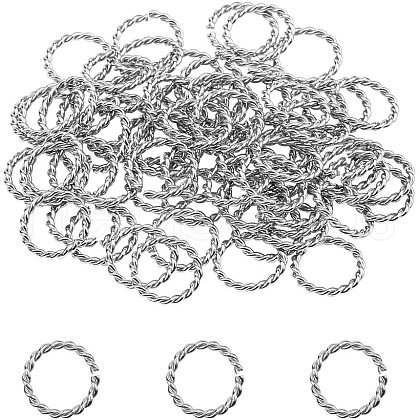 Unicraftale 304 Stainless Steel Jump Rings STAS-UN0001-52P-1