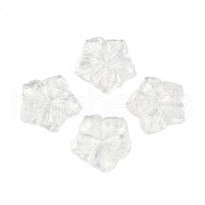 Natural Quartz Crystal Carved Pendants G-B097-01A-15-1