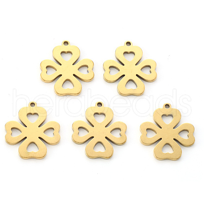 PVD Vacuum Plating 304 Stainless Steel Pendants STAS-N092-06G-1