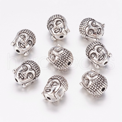 Tibetan Style Alloy Beads X-TIBEB-60542-AS-FF-1