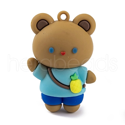 Doll PVC Plastic Pendants KY-S172-15E-1