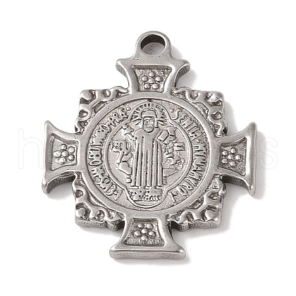 Non-Tarnish 304 Stainless Steel Pendants STAS-Z058-04P-01-1