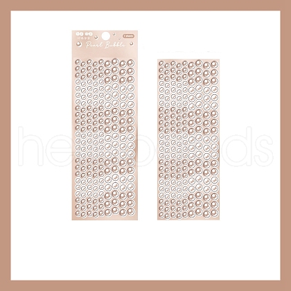Imitation Pearl Bubble Laser Stickers PW-WGBE485-02-1