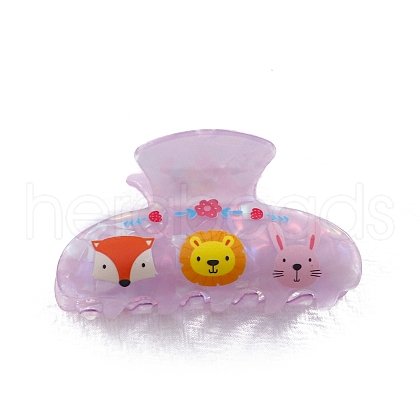 Animal Cartoon PVC Claw Hair Clips PW-WG6224D-02-1