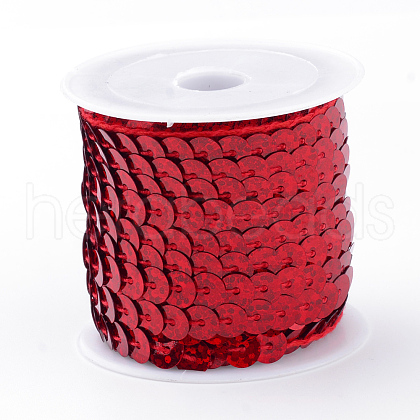 Eco-Friendly Plastic Paillette Beads PVC-Q092-6mm-P50103-1