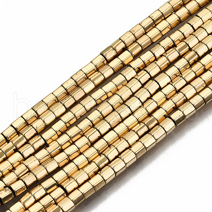 Electroplate Non-magnetic Synthetic Hematite Beads Strands G-T114-48G-1