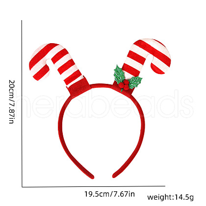 Christmas Plastic Hair Bands PW-WGEA057-02-1