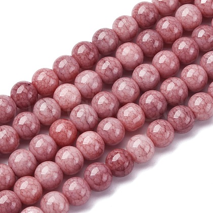 Opaque Glass Beads Strands GLAA-T031-01O-01-1