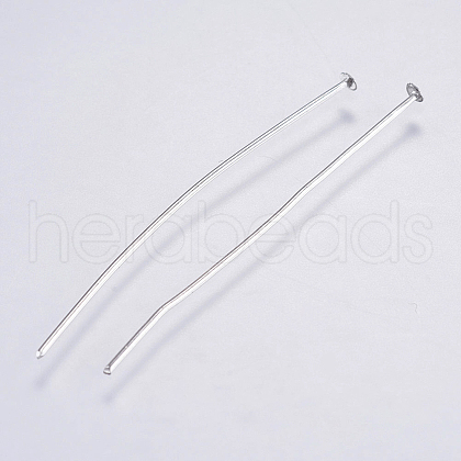 Tarnish Resistant 304 Stainless Steel Flat Head Pins X-STAS-F146-01P-40mm-1