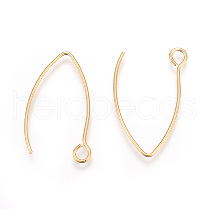 Ion Plating(IP) 304 Stainless Steel Earring Hooks STAS-L216-03A-G-1