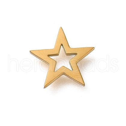 304 Stainless Steel Charms STAS-S144-01G-G-1
