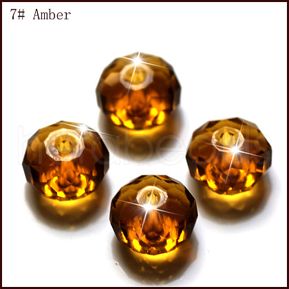 Imitation Austrian Crystal Beads SWAR-F068-4x6mm-07-1