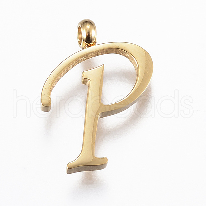 304 Stainless Steel Pendants STAS-F129-P-G-1