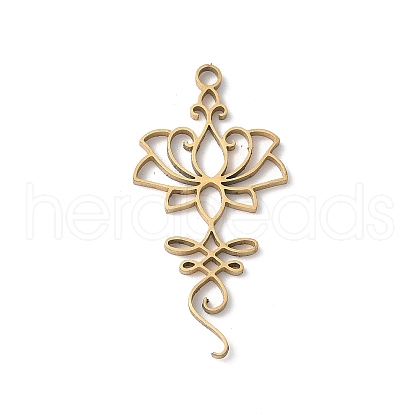 201 Stainless Steel Pendants STAS-K298-02G-1-1